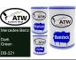 Preview: Mercedes-Benz, Dark Green, DB-221: 500ml Lackdose + 500ml Klarlack + 250ml Härter - Set, von ATW Autoteile West.
